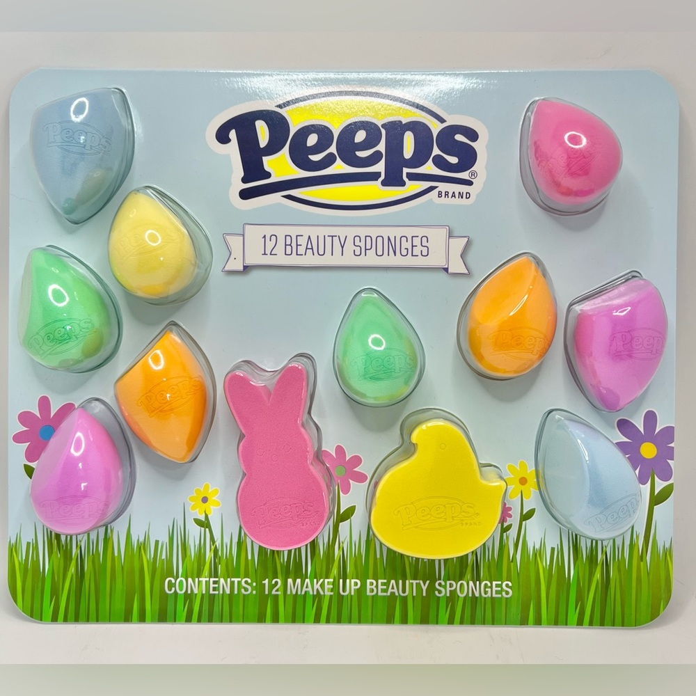 PEEPS Makeup Beauty Sponges Set of 12 Easter